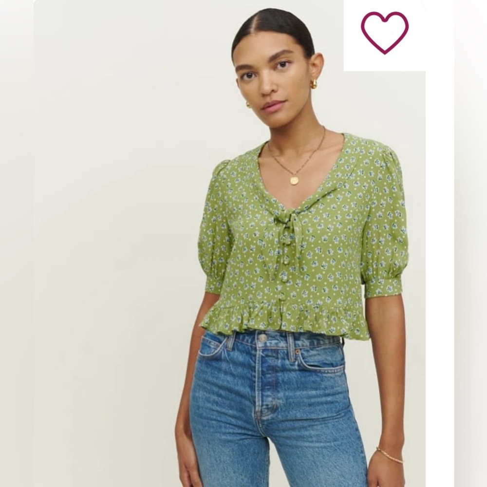 Reformation Sloane Top, size XS in Arlo